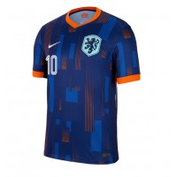 Netherlands Memphis Depay #10 Replica Away Shirt Euro 2024 Short Sleeve